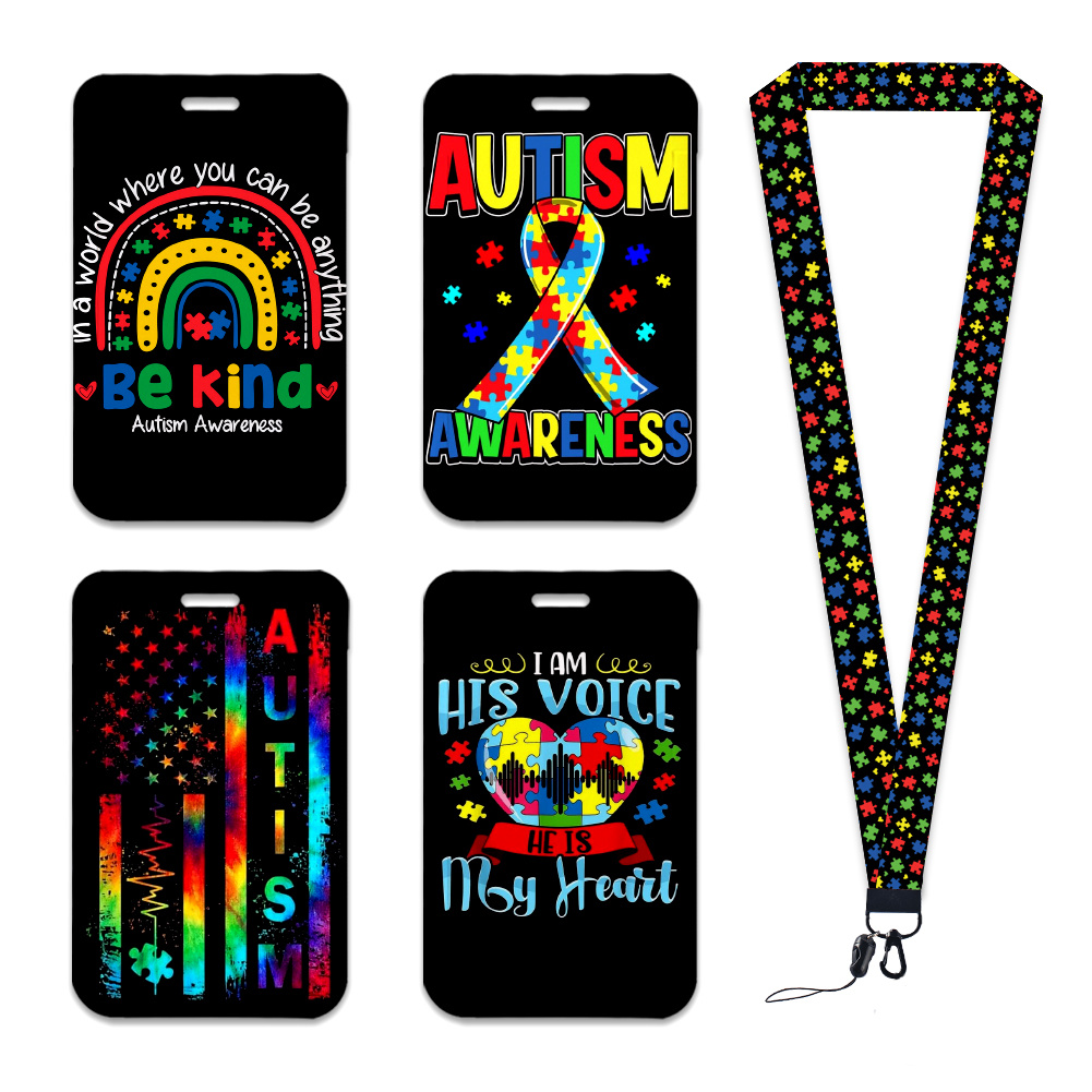 Work Card Holder Autism Awaren - Resin Art Name のレビューと価格
