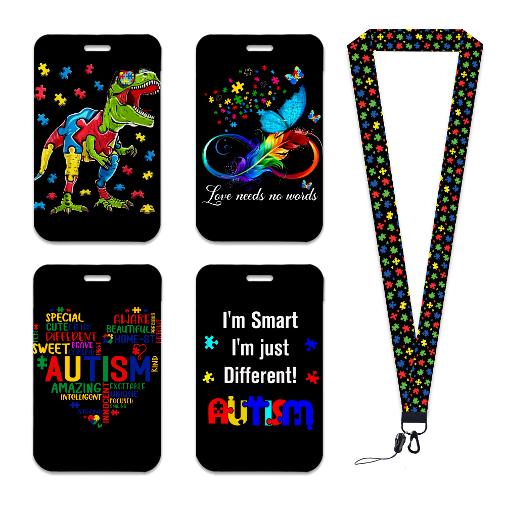 Work Card Holder Autism Awaren - Resin Art Name のレビューと価格