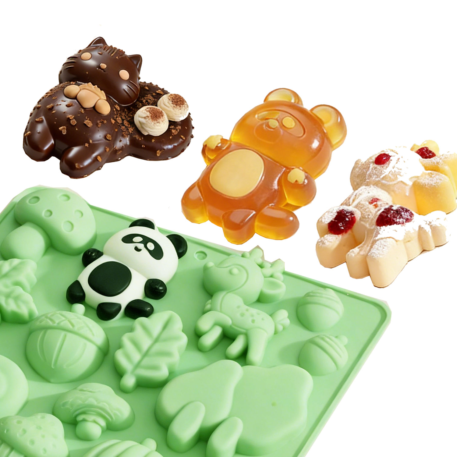 1 Silicone Cake Mold in the Sh - Resin Art Materials のレビューと価格