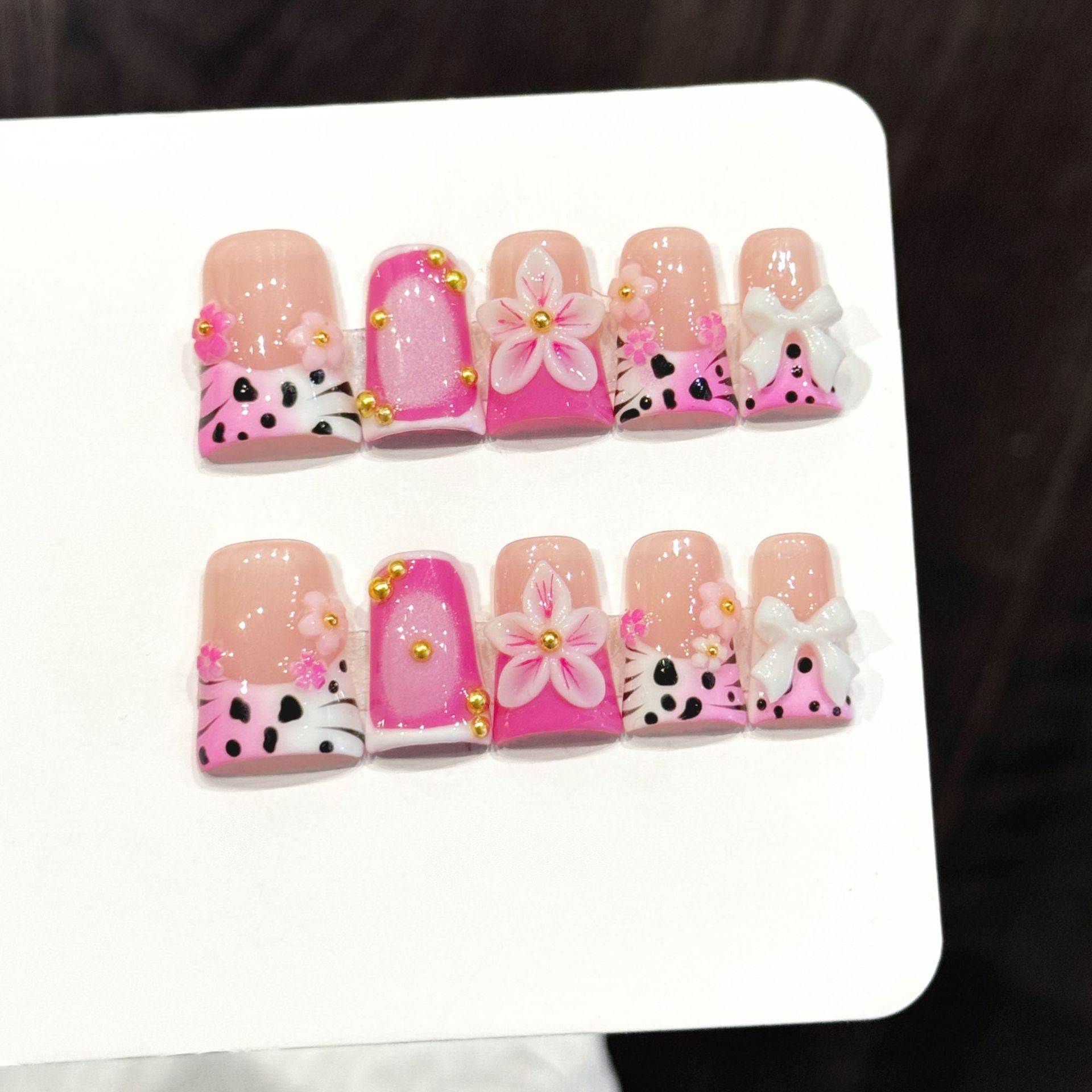 10pcs Pure Hand Pressed Duck N - Resin Art With Flowers のレビューと価格