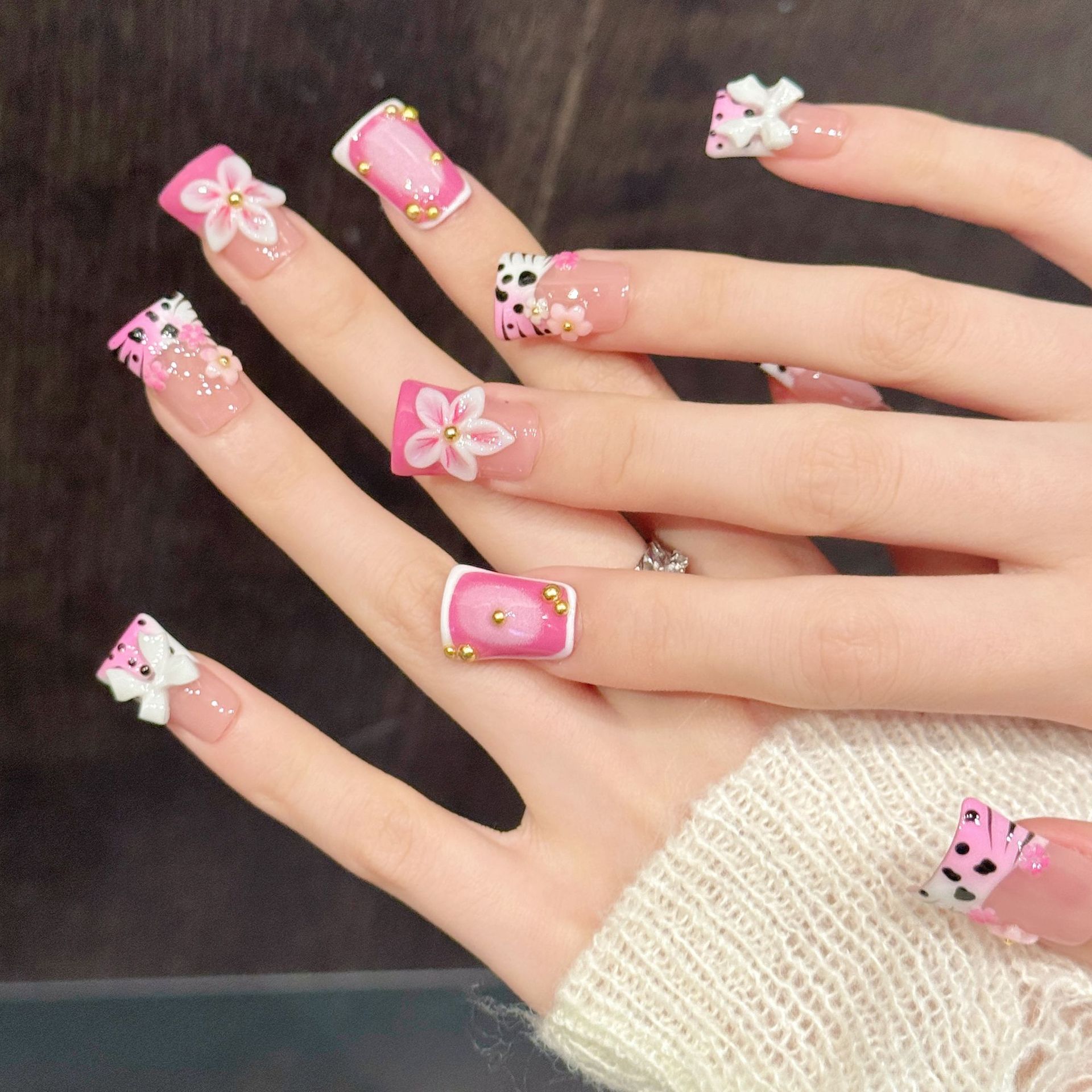 10pcs Pure Hand Pressed Duck N - Resin Art With Flowers のレビューと価格