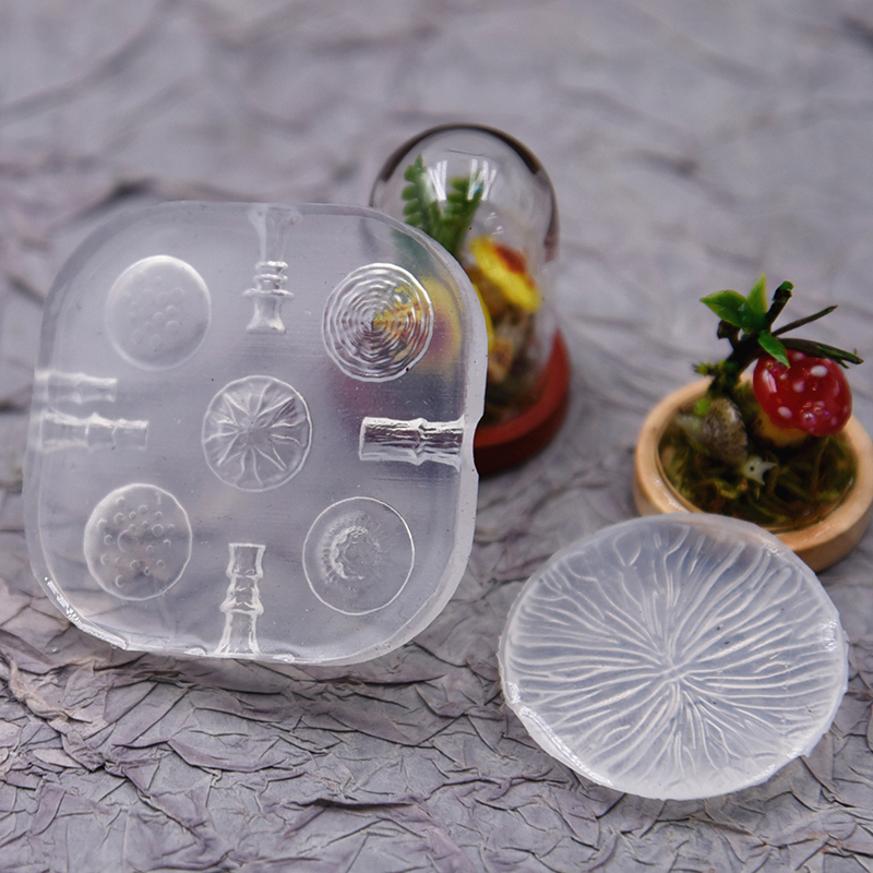 2pcs/set Mini Mushroom Silicon - Resin Art Mold のレビューと価格