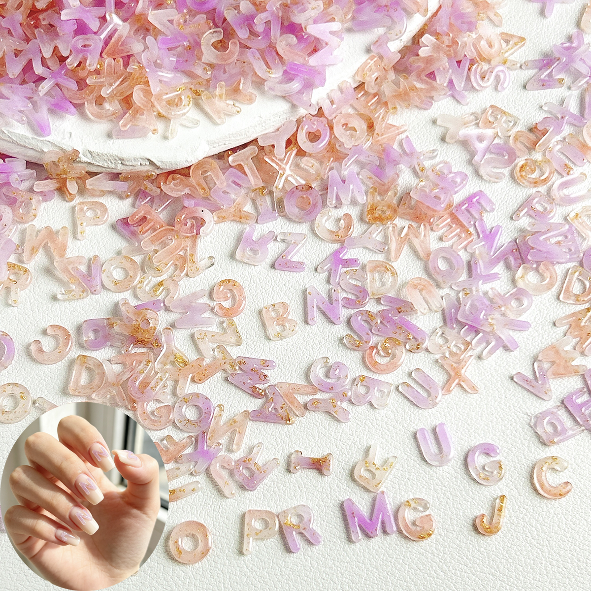50PCS Luminous Gold Foil Gradi - Resin Art Name のレビューと価格