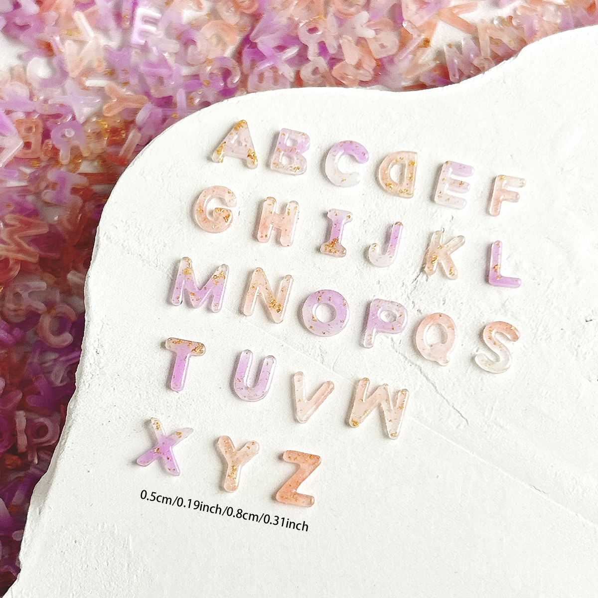 50PCS Luminous Gold Foil Gradi - Resin Art Name のレビューと価格