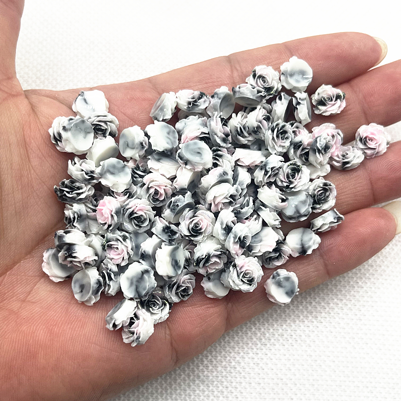 30pcs 13mm High Quality Glitte - Resin Art With Flowers のレビューと価格