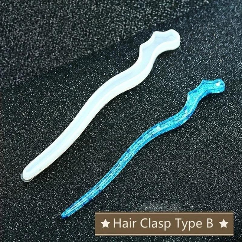 New Transparent Hairpin Silico - Resin Art Materials のレビューと価格