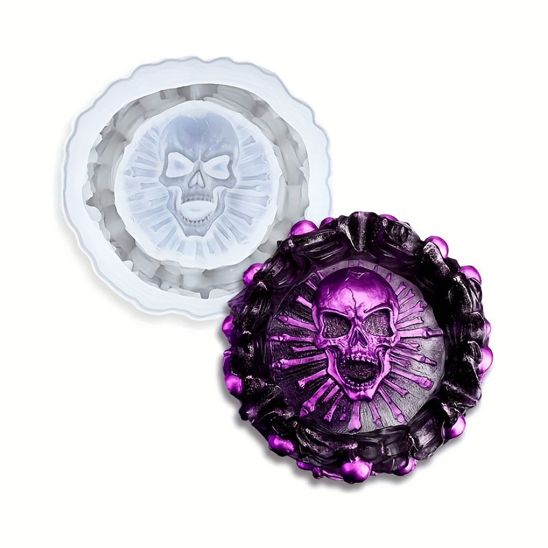 Ashtray mold, skull DIY craft  - Resin Art Kit With Molds のレビューと価格