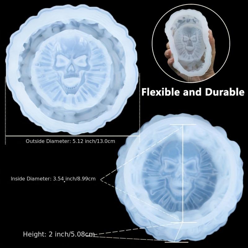 Ashtray mold, skull DIY craft  - Resin Art Kit With Molds のレビューと価格