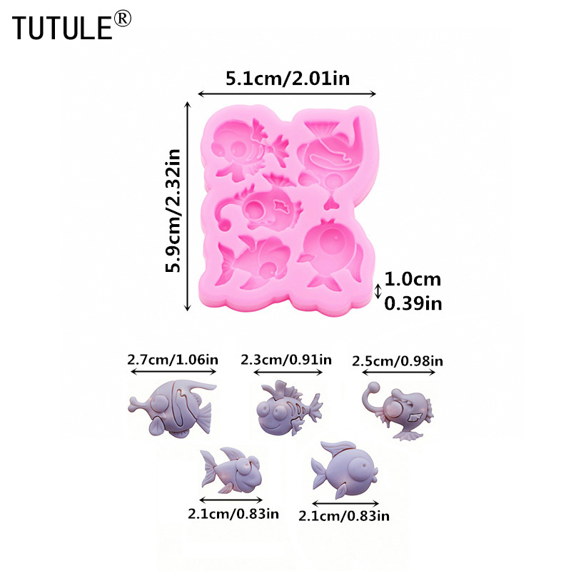 DIY Small Fish Flip Candy Choc - Resin Art Mold のレビューと価格