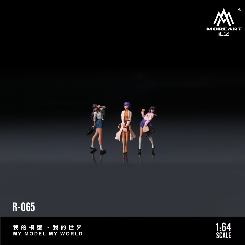 More Art 1:64 Dynamic Girl Dol - Resin Art Decor のレビューと価格