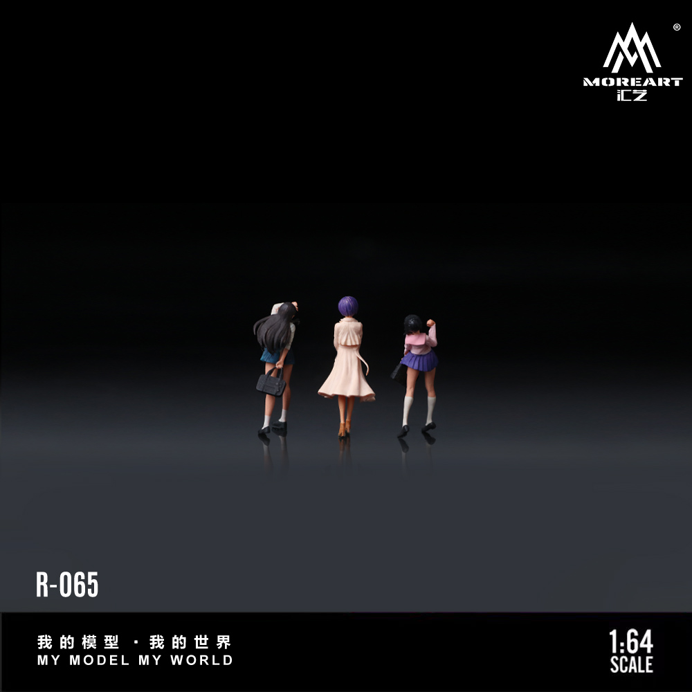 More Art 1:64 Dynamic Girl Dol - Resin Art Decor のレビューと価格