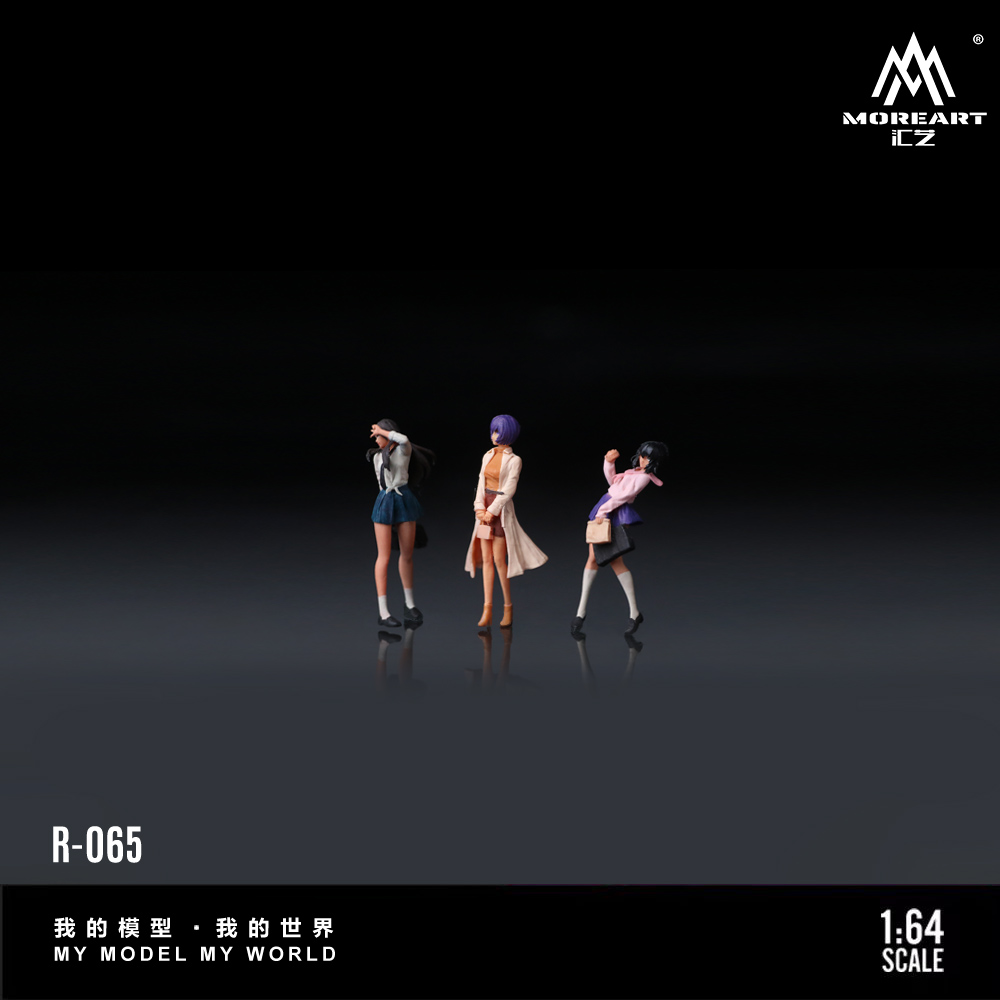 More Art 1:64 Dynamic Girl Dol - Resin Art Decor のレビューと価格