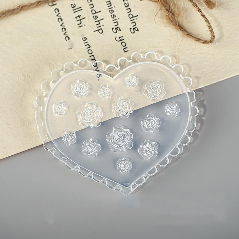 3D Flower Nail Molds Silicone  - Resin Art Templates Free のレビューと価格