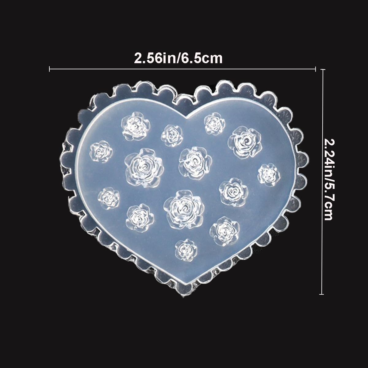 3D Flower Nail Molds Silicone  - Resin Art Templates Free のレビューと価格