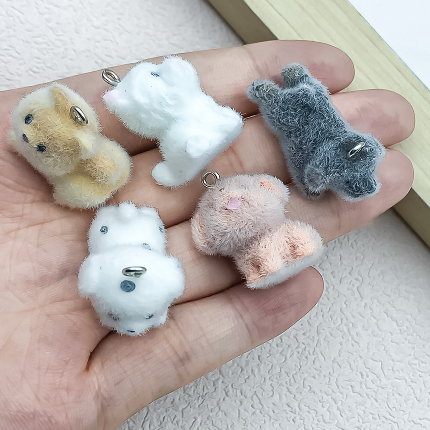 5pcs&1pc Flocked Resin Animal  - Resin Art Materials のレビューと価格