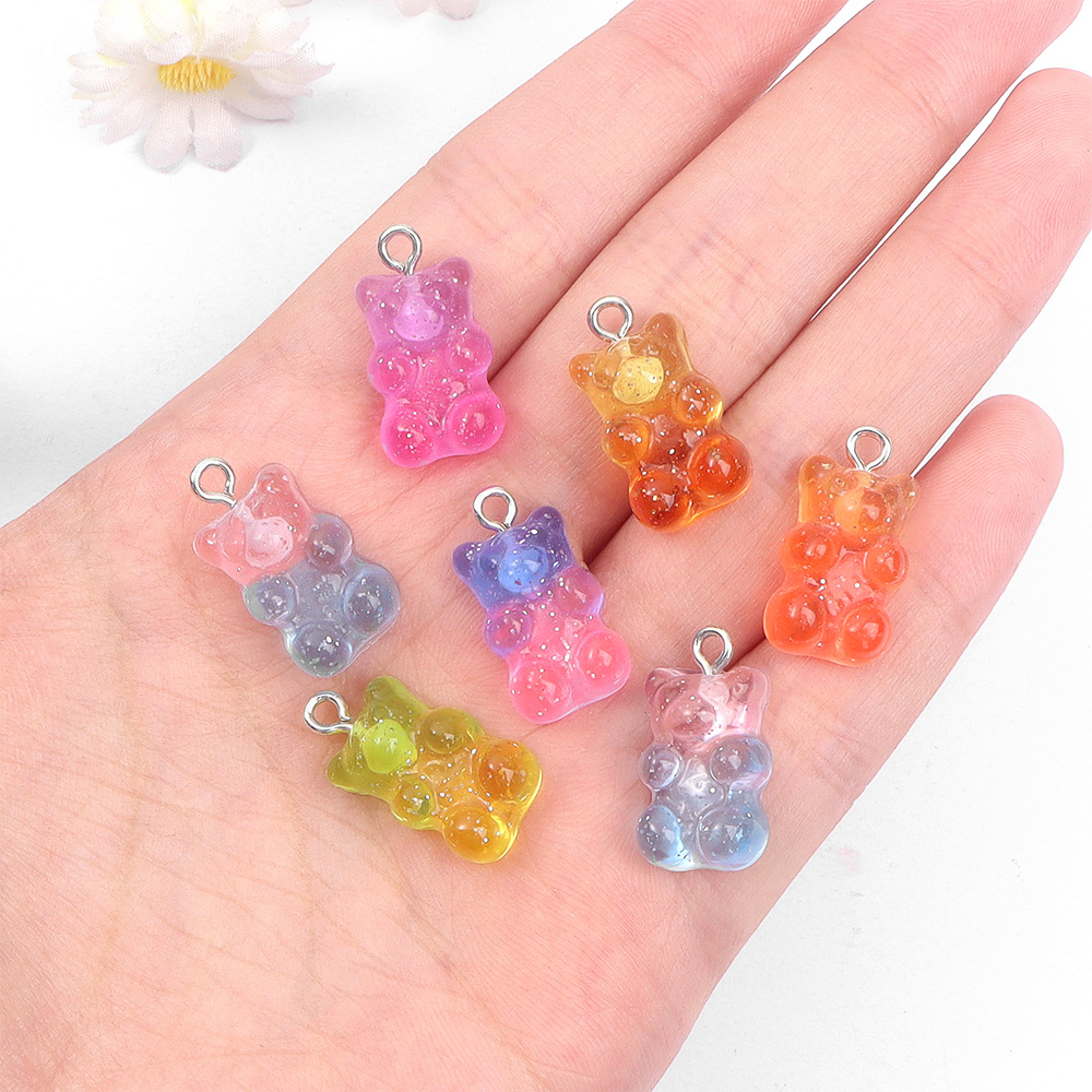 60pcs Dual Color Resin Bear Sh - Resin Art Materials のレビューと価格
