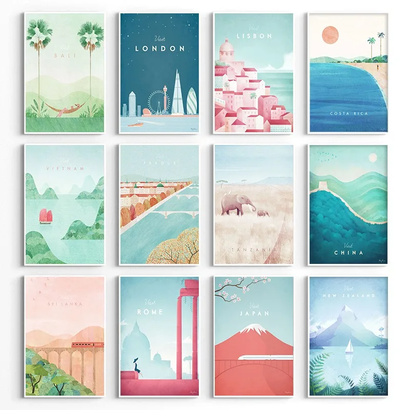 World Minimalist Travel Poster - Resin Art New Zealand のレビューと価格