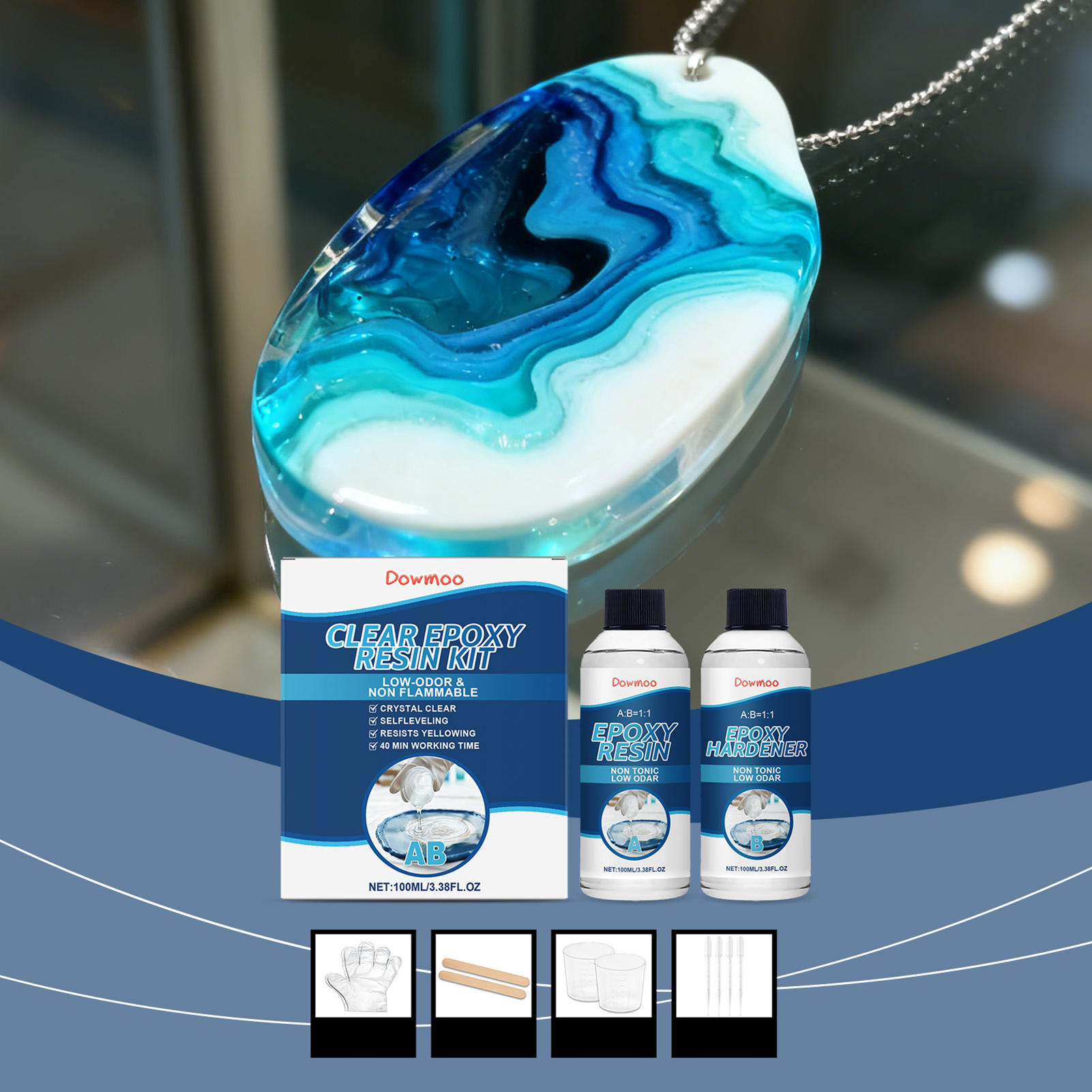 DIY Crystals Clear Epoxys Resi - Resin Art Mold のレビューと価格