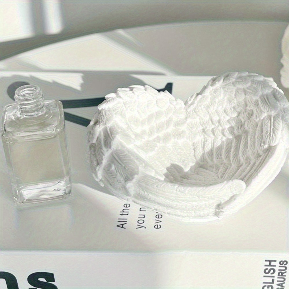 1pc Angel Wing Heart Silicone  - Resin Art Kit With Molds のレビューと価格
