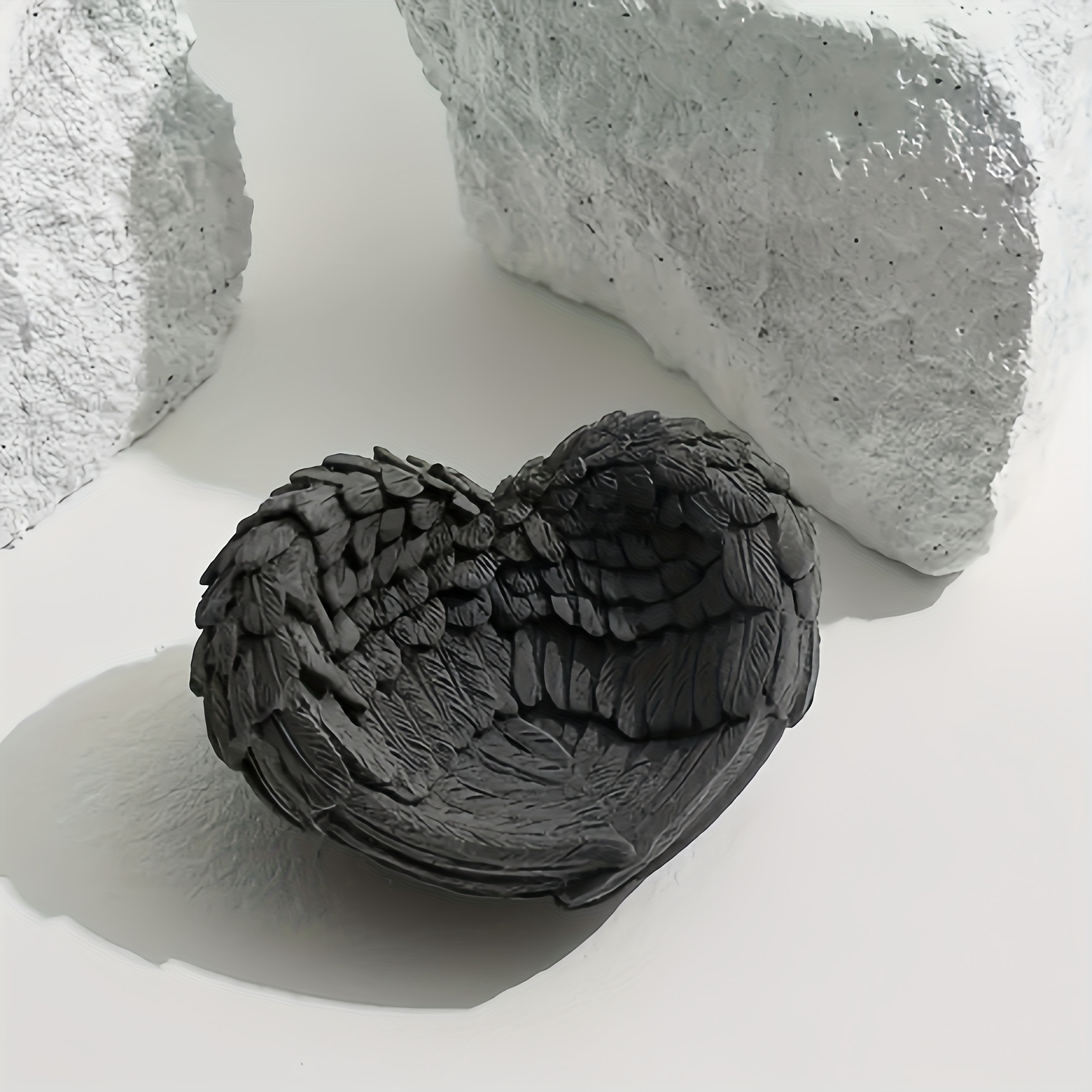 1pc Angel Wing Heart Silicone  - Resin Art Kit With Molds のレビューと価格