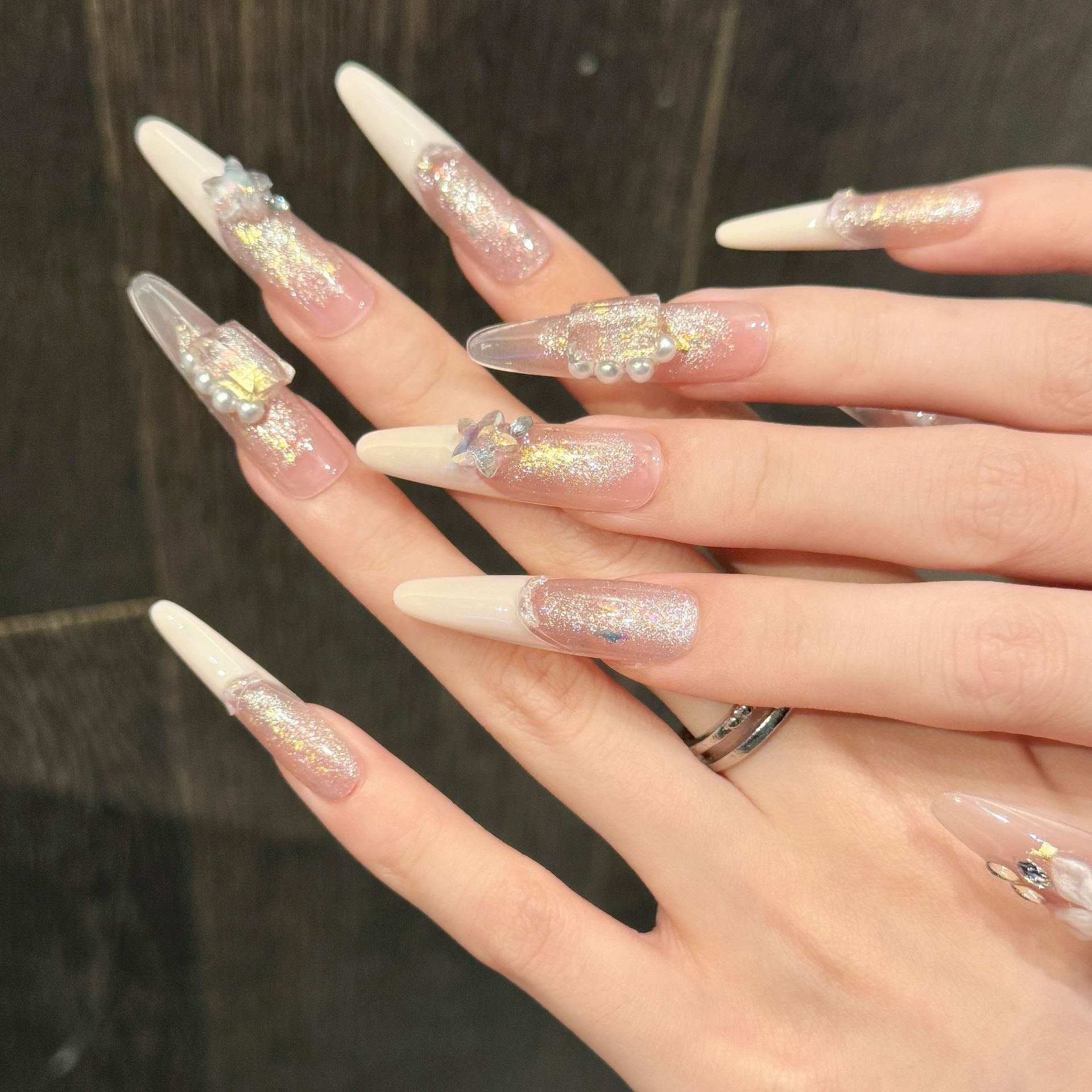 10pcs Pure Hand Pressed Stilet - Resin Art With Flowers のレビューと価格