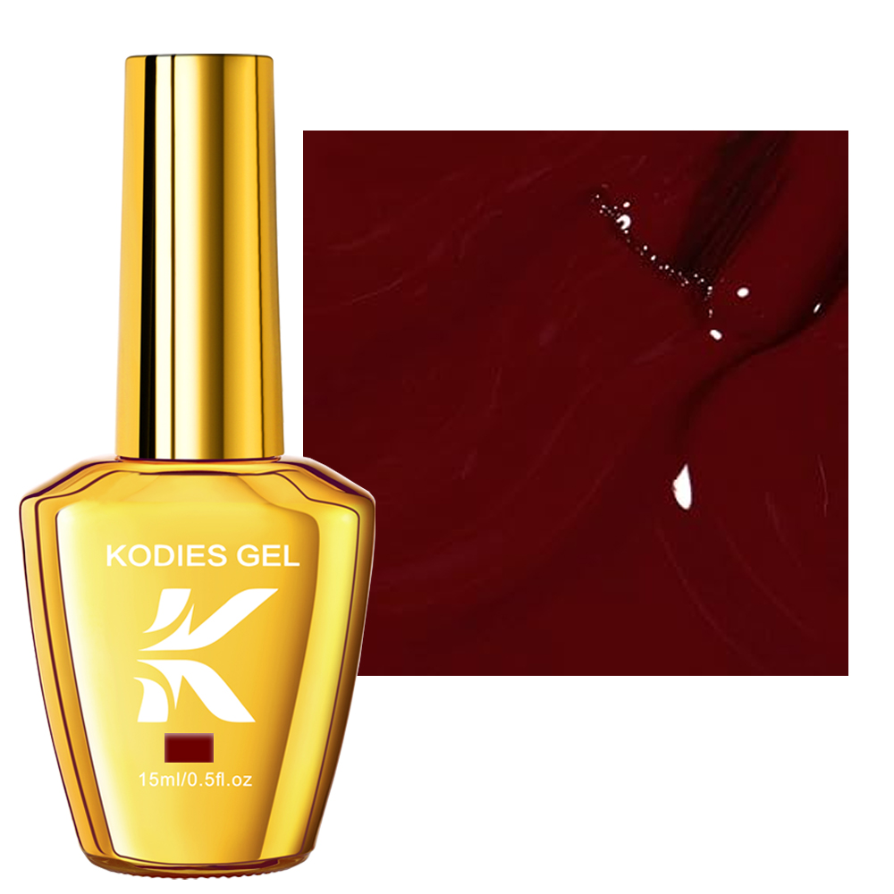 KODIES GEL Burgundy Red Gel Na - Uv Lamp Nail Resin のレビューと価格