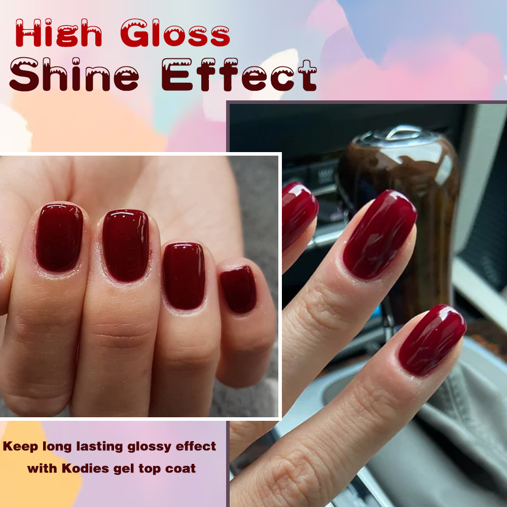 KODIES GEL Burgundy Red Gel Na - Uv Lamp Nail Resin のレビューと価格