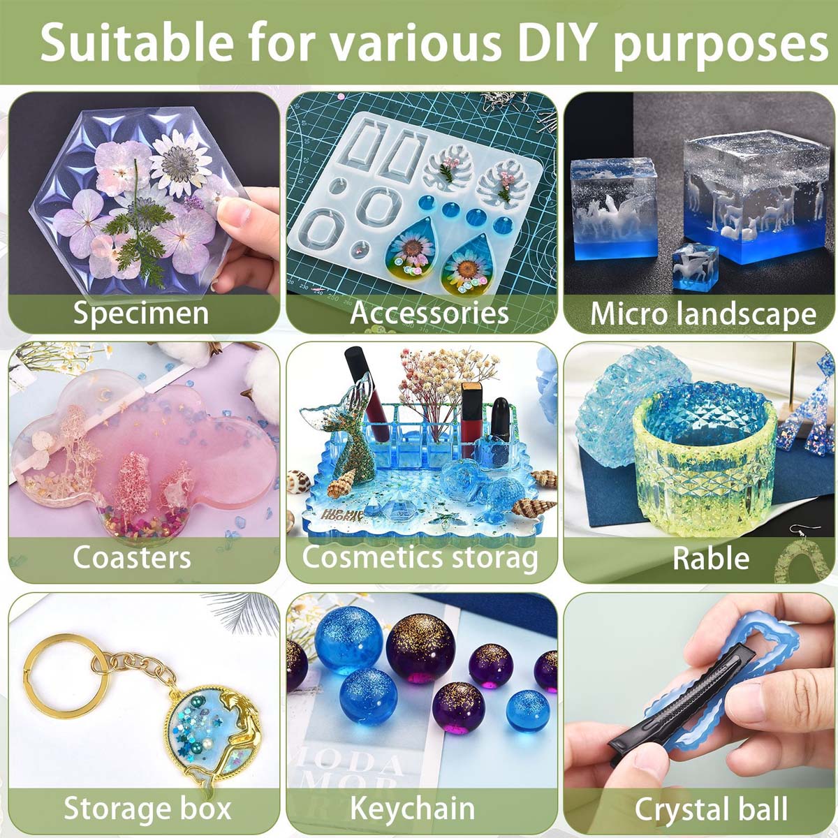 5ml/Bottle Epoxy Resin Pigment - Resin Art Letters のレビューと価格