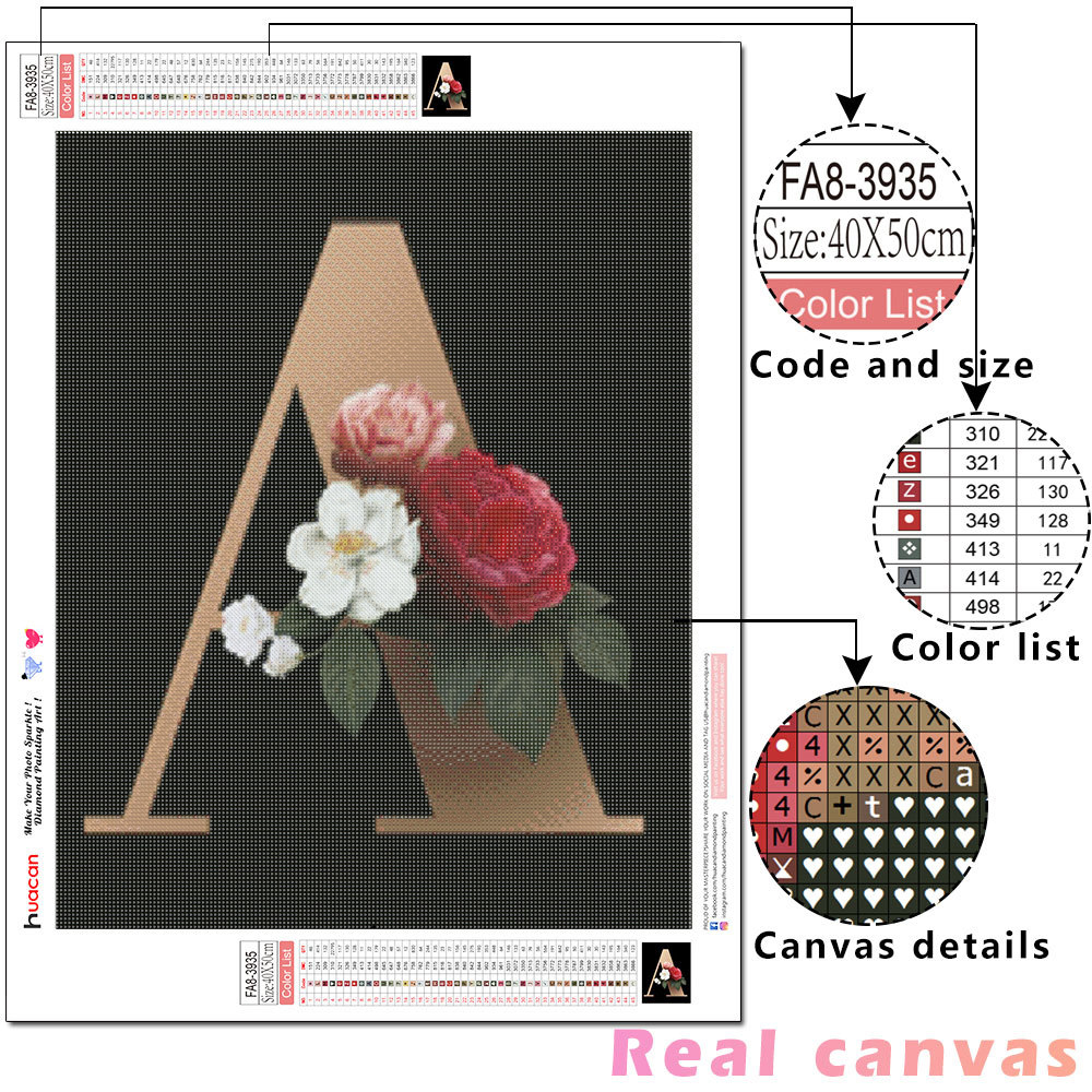 Frameless, Diamond Painting Ki - Resin Art Letters のレビューと価格