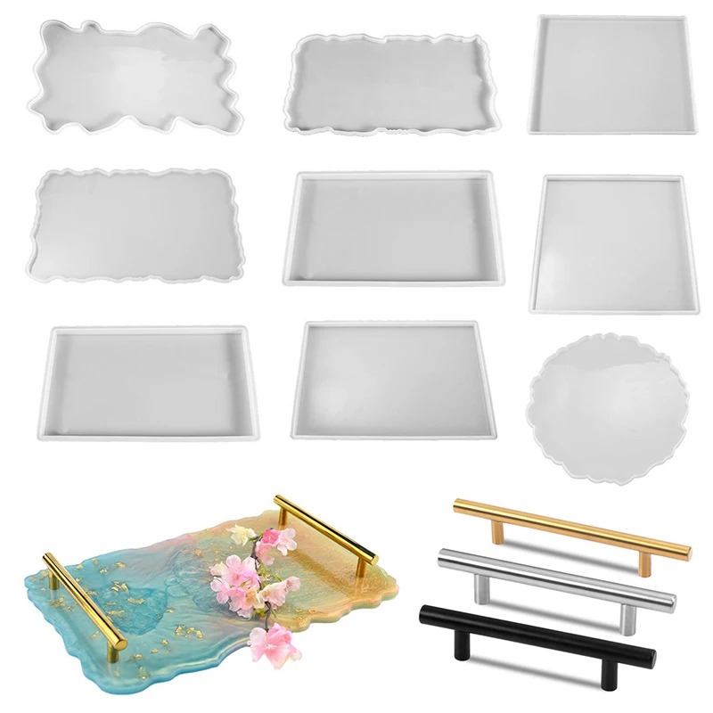 Tray Epoxy Resin Silicone Mold - Resin Art Mold のレビューと価格