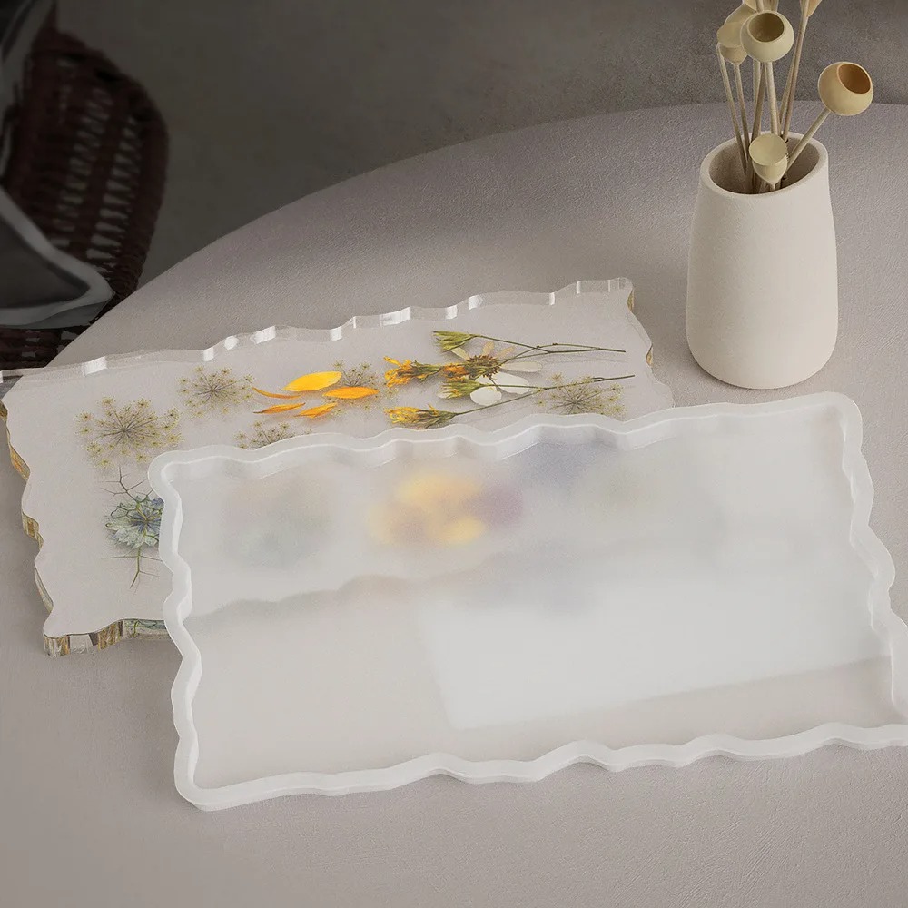 Tray Epoxy Resin Silicone Mold - Resin Art Mold のレビューと価格