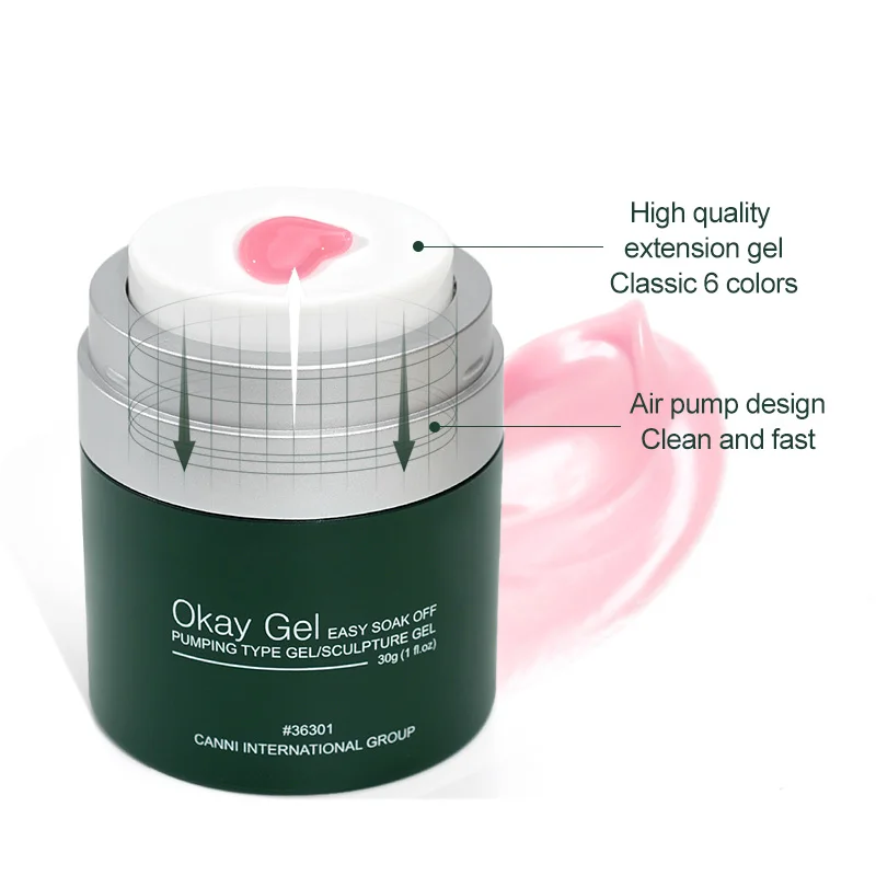 30g CANNI Air Pump Extension G - Uv Lamp Nail Resin のレビューと価格