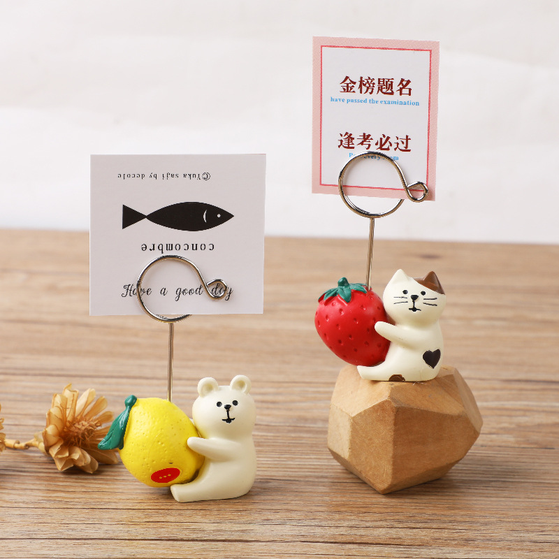Animal Cartoon Photo Clip Base - Resin Art Name のレビューと価格