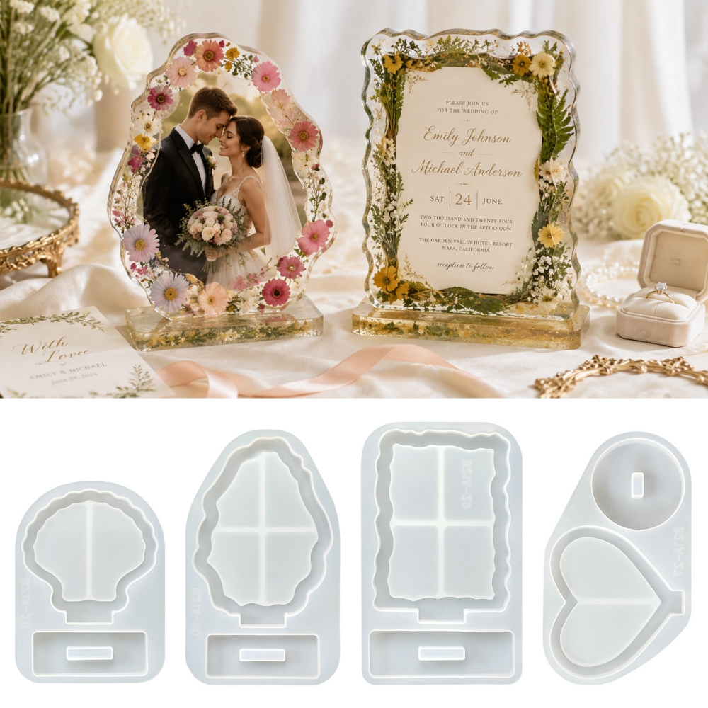 S0305 Love Heart Shell Photo F - Resin Art Mold のレビューと価格