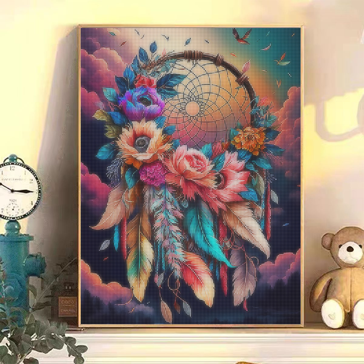 Frameless, Diamond Painting Dr - Resin Art With Flowers のレビューと価格