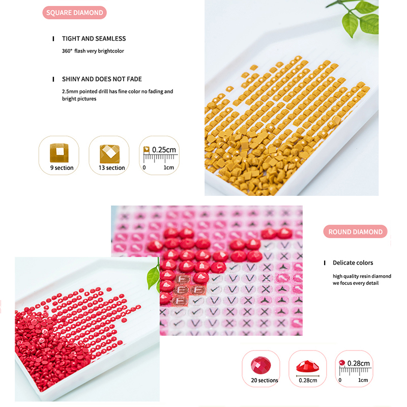 Frameless, Diamond Painting Dr - Resin Art With Flowers のレビューと価格