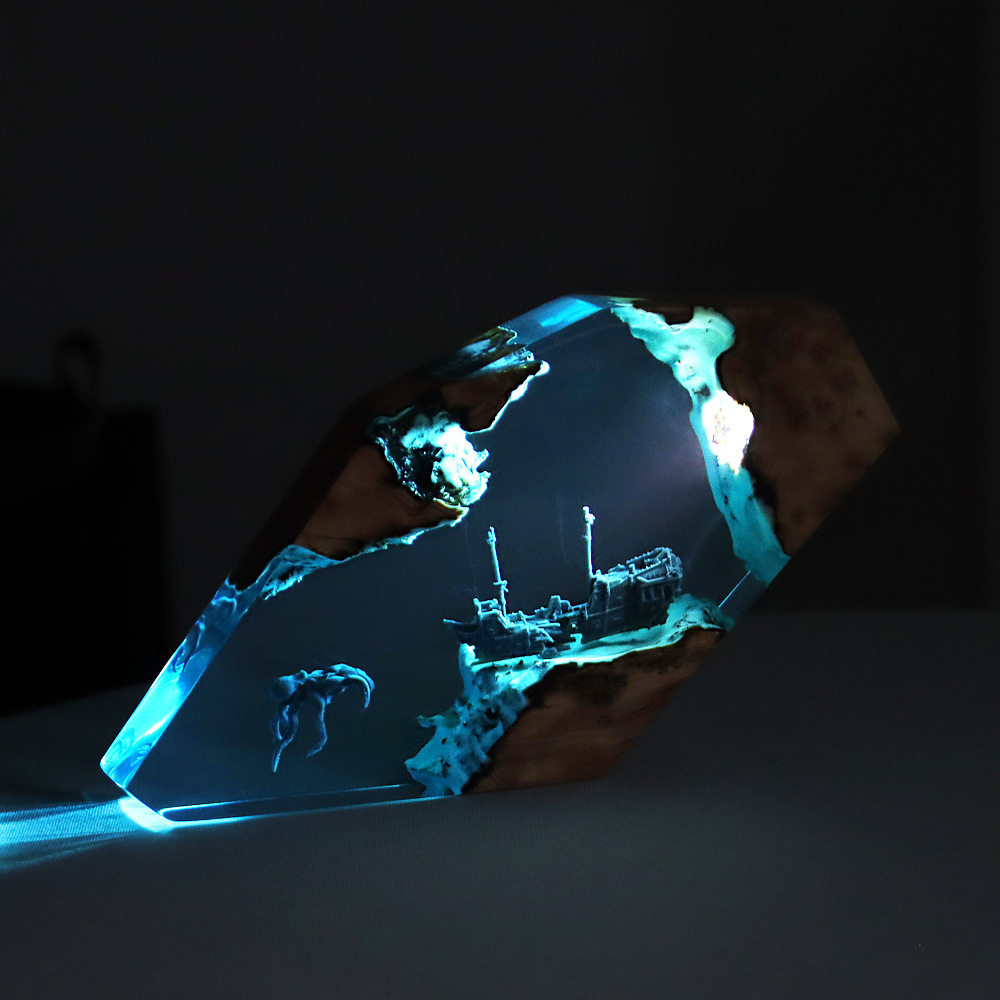 Forest Fairy Deer Desktop Art  - Resin Art Decor のレビューと価格