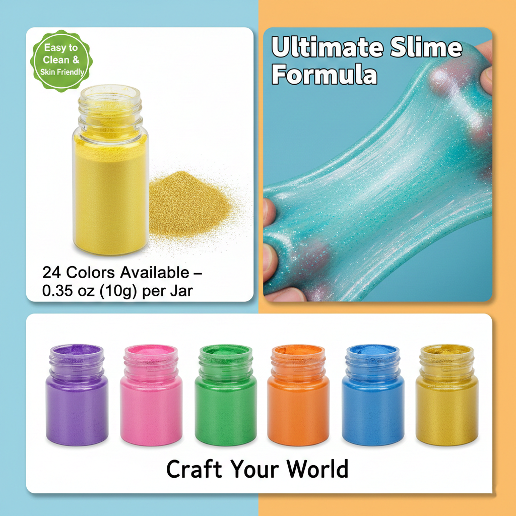24-Color Chameleon Mica Powder - Resin Color Paste のレビューと価格