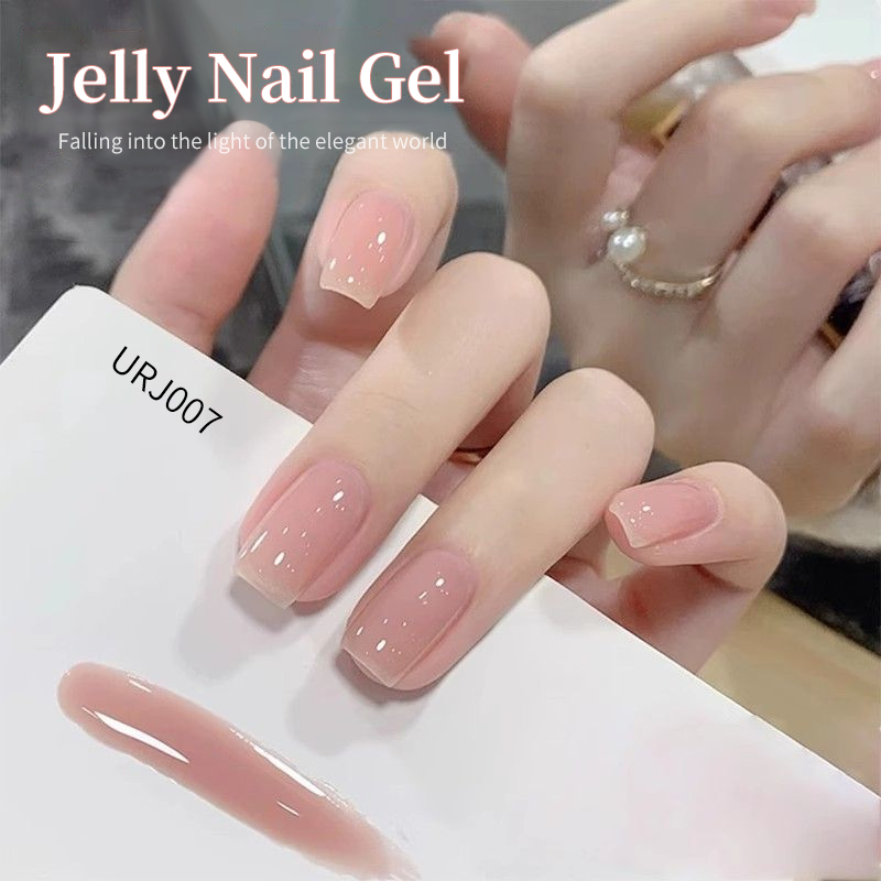 UR SUGAR 6 Colors Jelly Nude P - Uv Lamp Nail Resin のレビューと価格